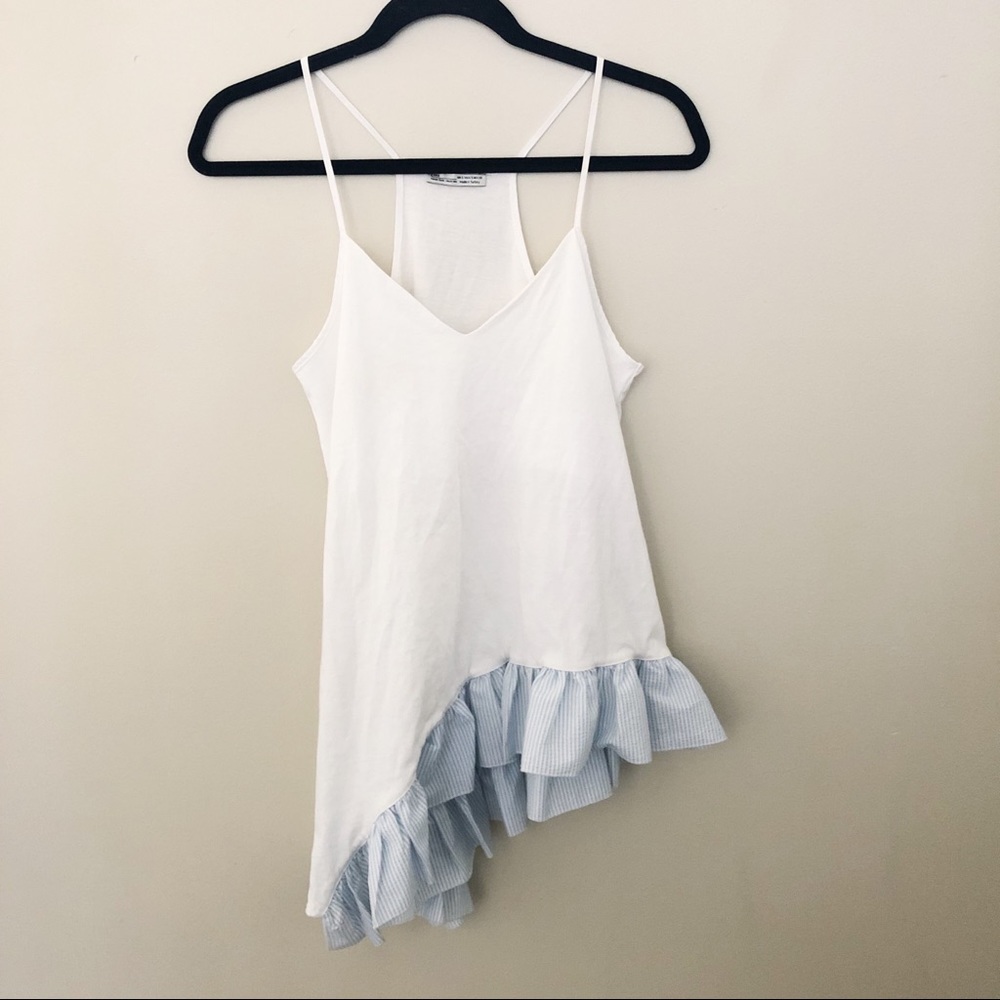 Zara frilled top